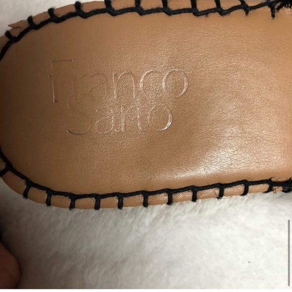 EUC Franco Sarto espadrille sandals black size 9 - Picture 9 of 10